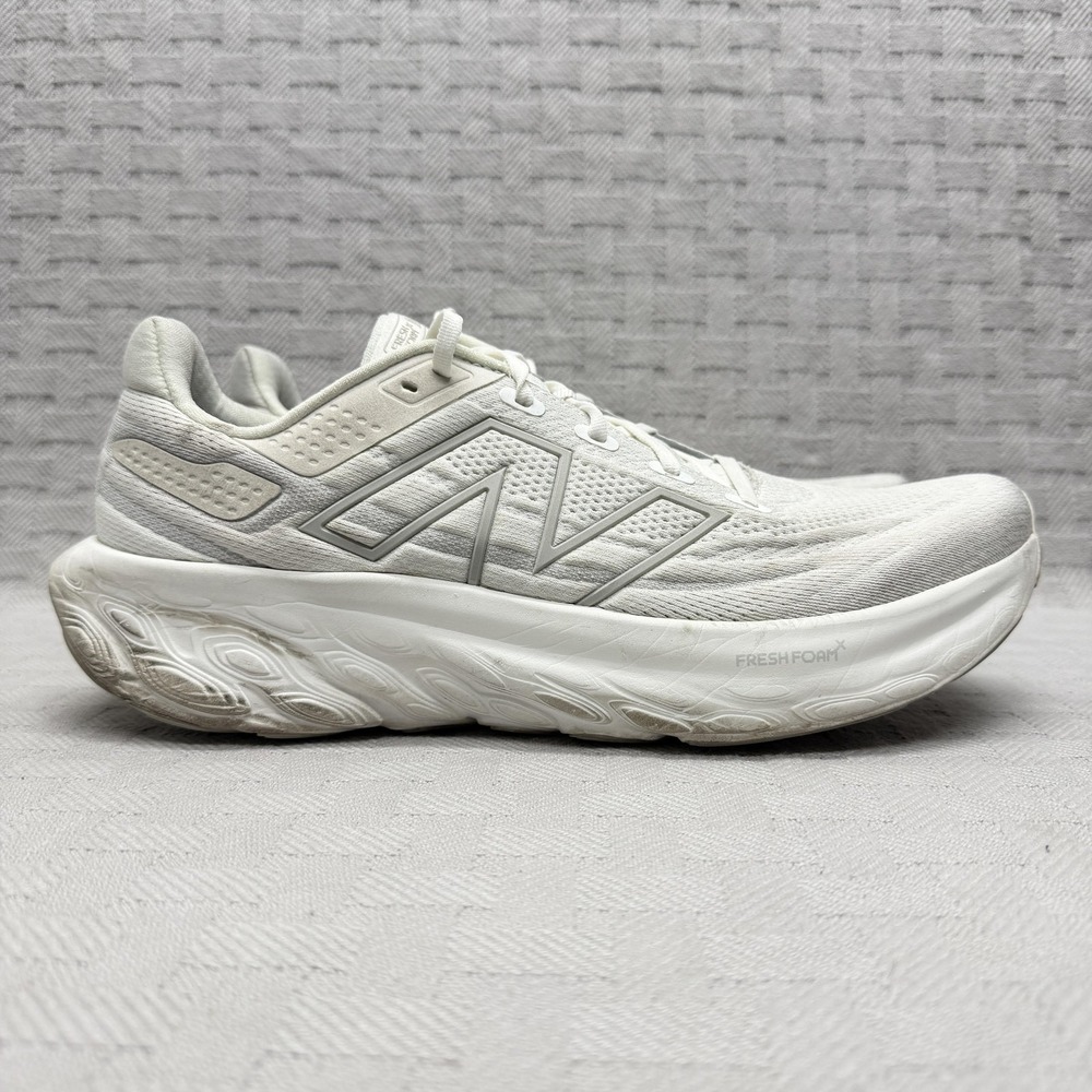 New Balance 1080 V13 Shoes Mens Size 12.5 White Running Cushioned M1080V13
